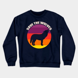 Save the Wolves Crewneck Sweatshirt